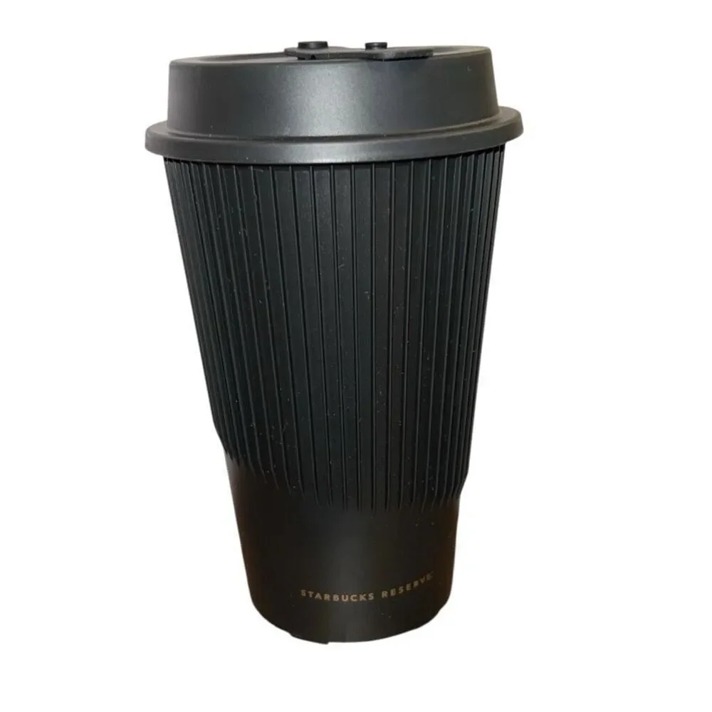 Starbucks Reserve Black Reusable Cold Cup 16oz | Prague Europe Exclusive | New